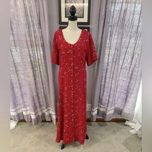 Vintage Kathryn Deene Floral Maxi Sundress